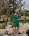 Going Away Dress・Hunter Green