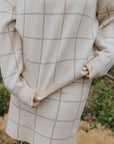 Adeline Windowpane Set・Cream