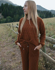 Bridget Quilted Set・Cognac