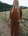 Bridget Quilted Set・Cognac