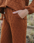 Bridget Quilted Set・Cognac