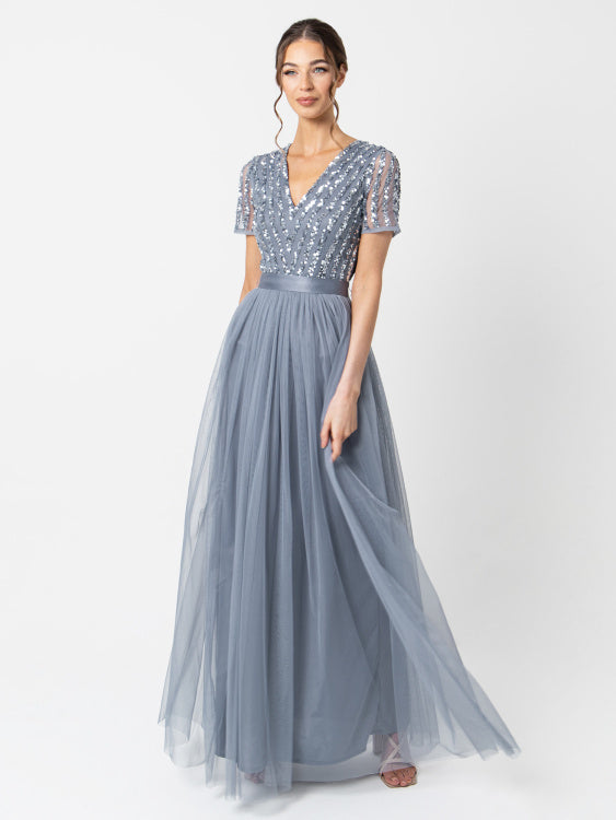 Ashley Gown・Dusty Blue