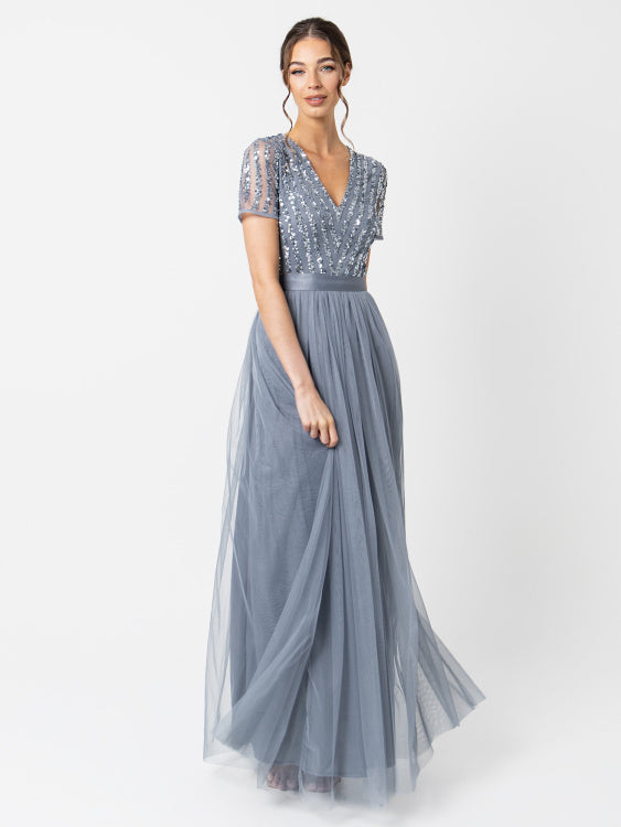 Ashley Gown・Dusty Blue
