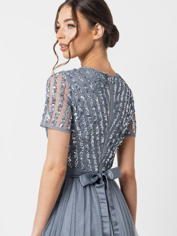 Ashley Gown・Dusty Blue