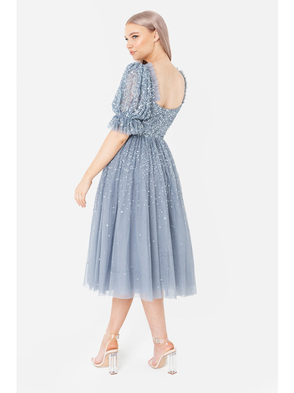 Margot Midi Dress・Blue