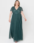 Bloom Gown Curvy・Emerald