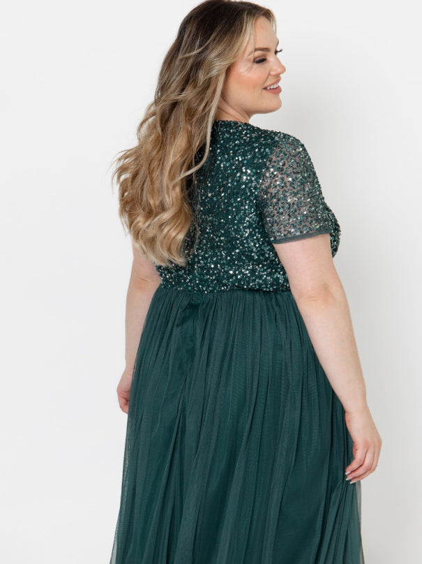 Bloom Gown Curvy・Emerald