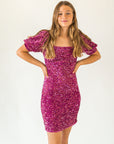 The Disco Dress・Wine ★ Restocked