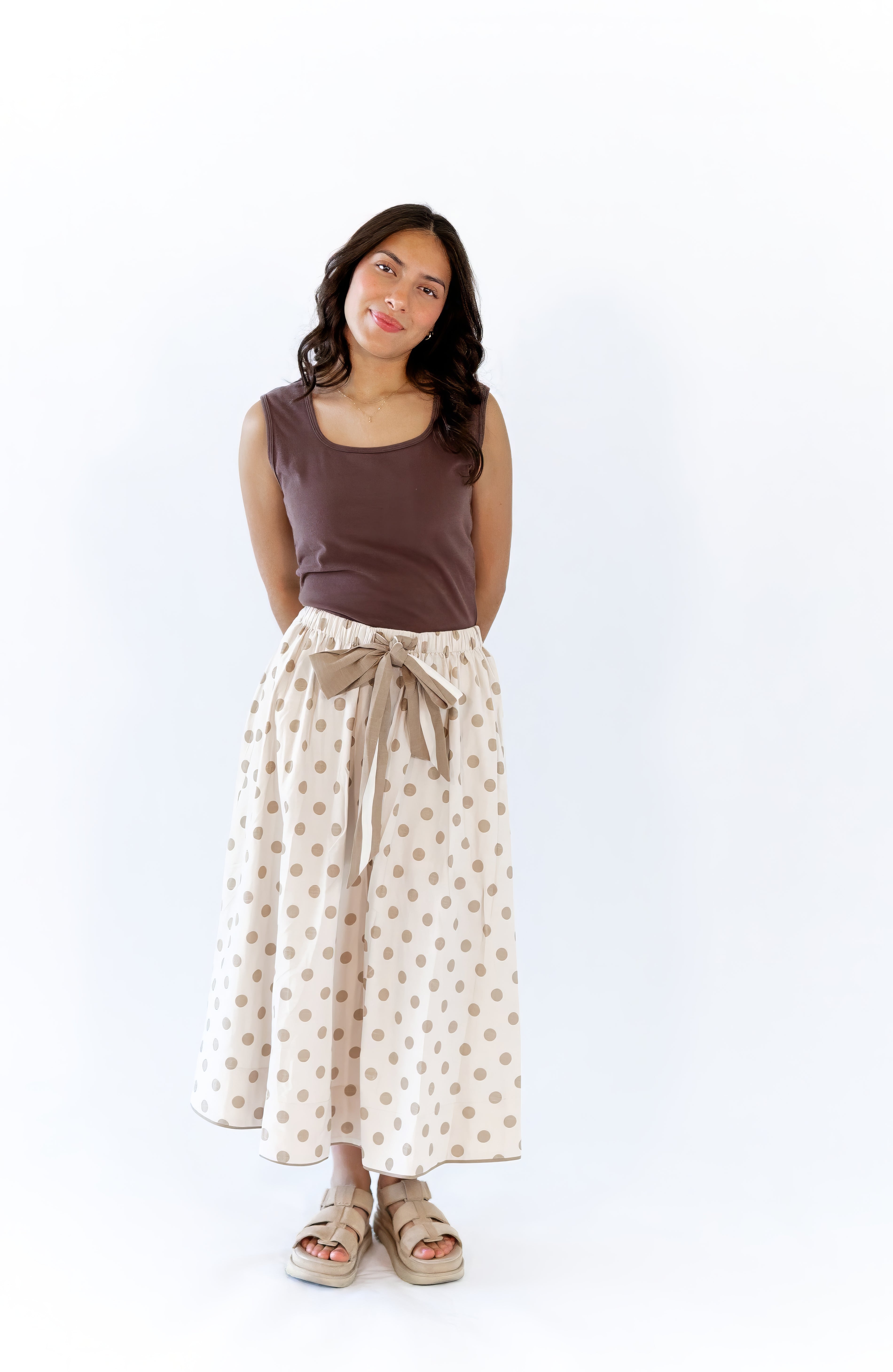 Brown and polka dots...what else is there?