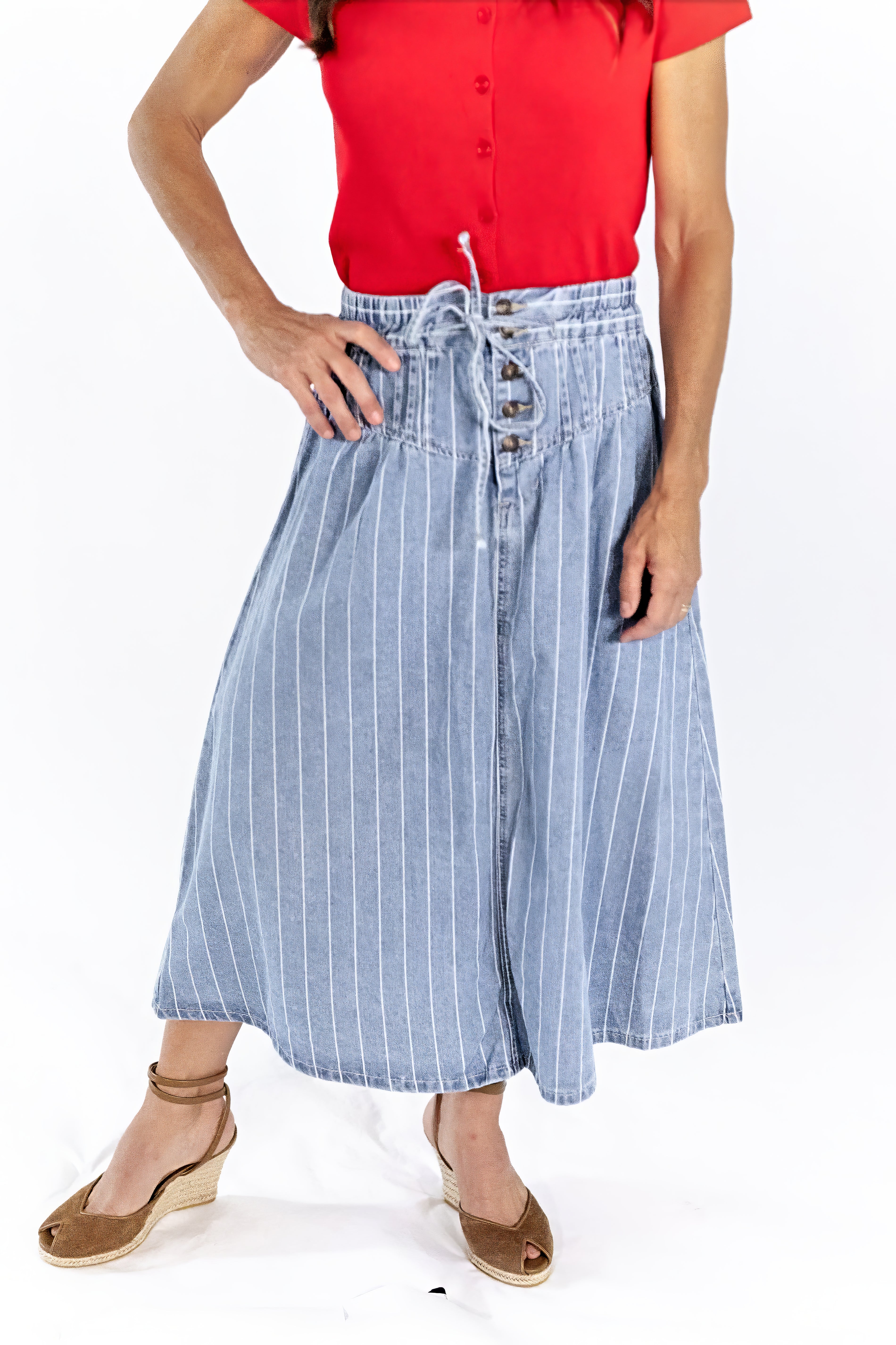 Midi skirts for the win!
