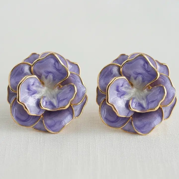 The Camellia Earrings