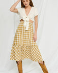 Vivienne Checkered Skirt