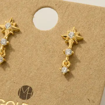 Layered Star Earrings