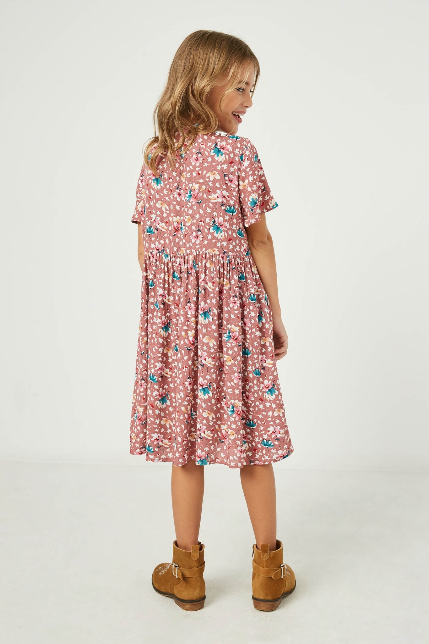 The Macey Floral Tween Dress