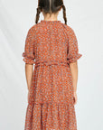 The Autumn Floral Tween Dress