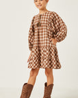 Harley Gingham Tween Dress