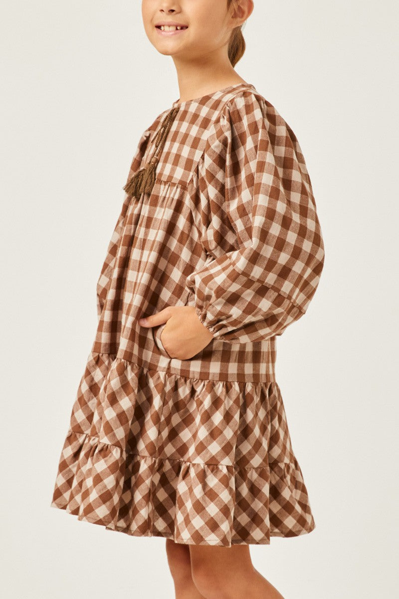 Harley Gingham Tween Dress