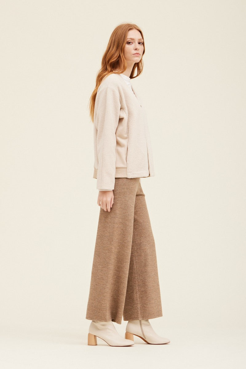 Rumi Zip-Up Jacket Cream