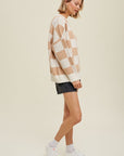 Esra Checkered Sweater