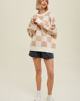 Esra Checkered Sweater