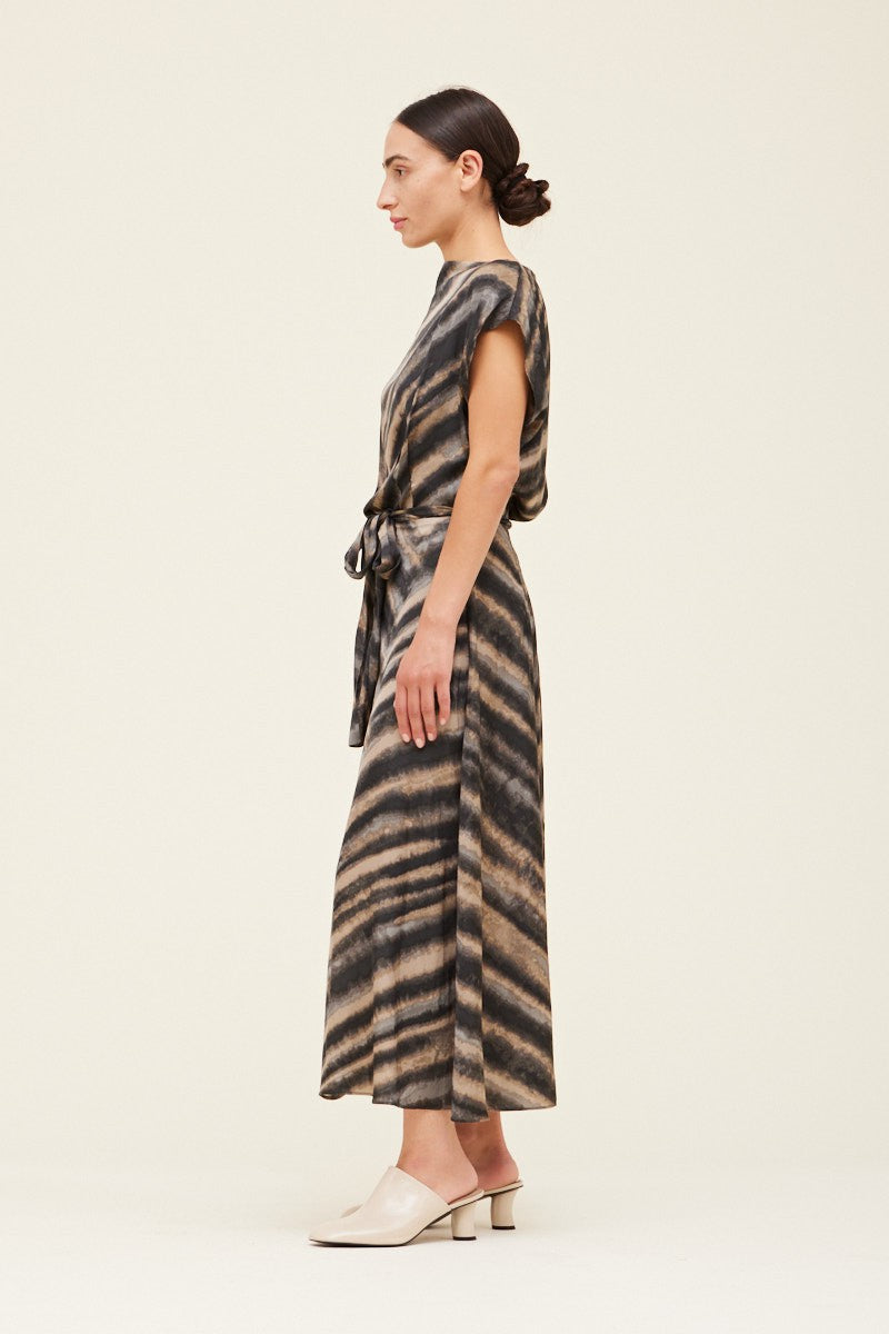 Hallie Draped Front Midi Dress