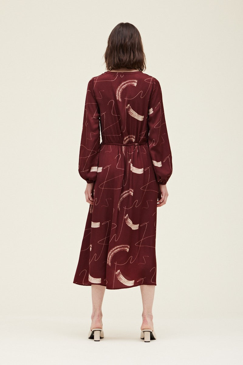 Vasma Printed Midi Dress