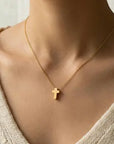 Cross Pendant Necklace - Silver