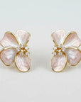 The Hina Sparkling Floral Earrings