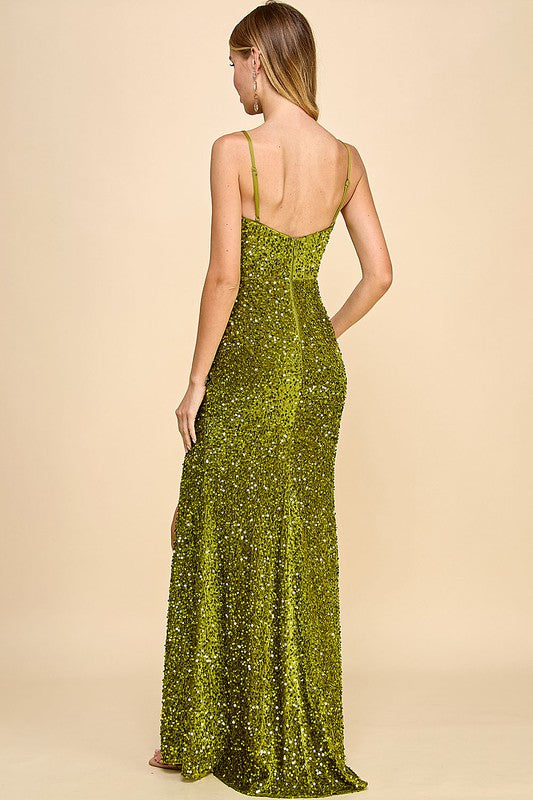 Lyla Sequin Gown