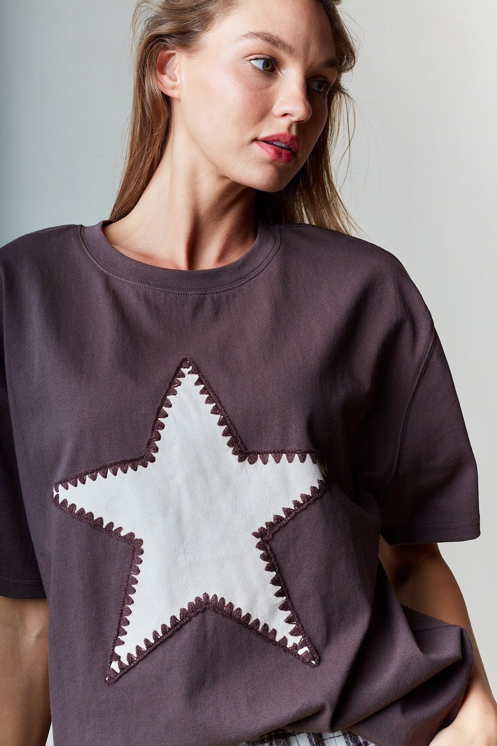 Teisha Chocolate Star Tee