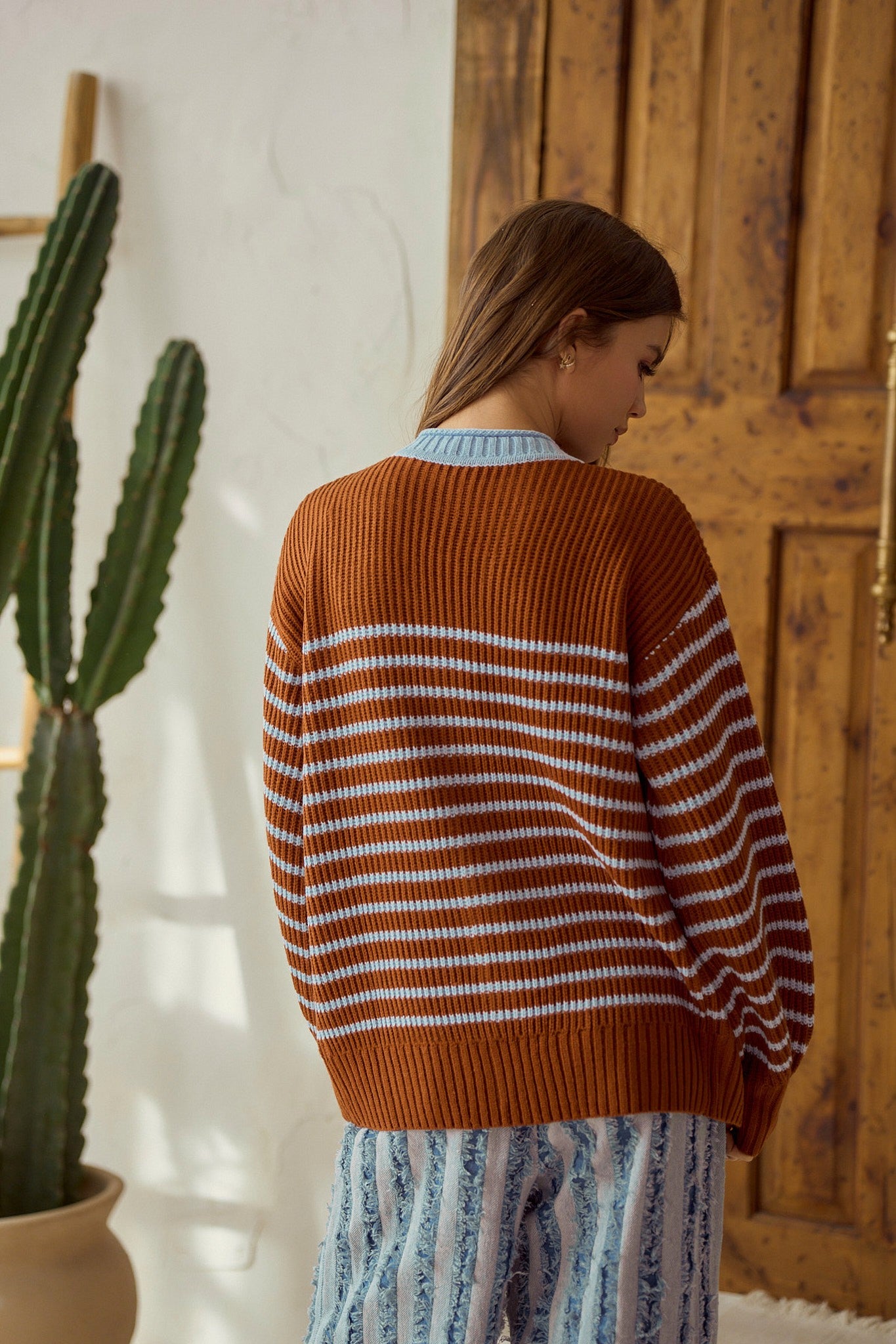 Nelly Striped Cardigan