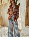 Nelly Striped Cardigan