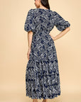 Edna Embroidered Maxi Dress