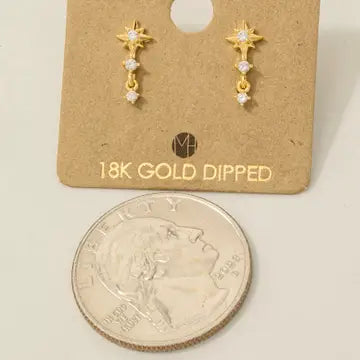 Layered Star Earrings