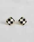 Chessboard Inspired Earrings