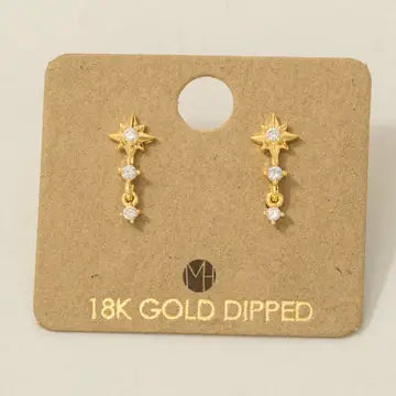 Layered Star Earrings