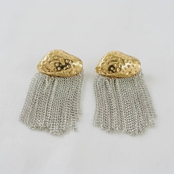 Waterfall Tassel Dangle Earrings