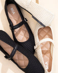 Bena Woven Flats · Black