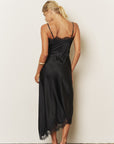 Midnight Ebony Lace Dress
