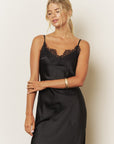 Midnight Ebony Lace Dress