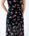 Olympe Ruched Floral Dress