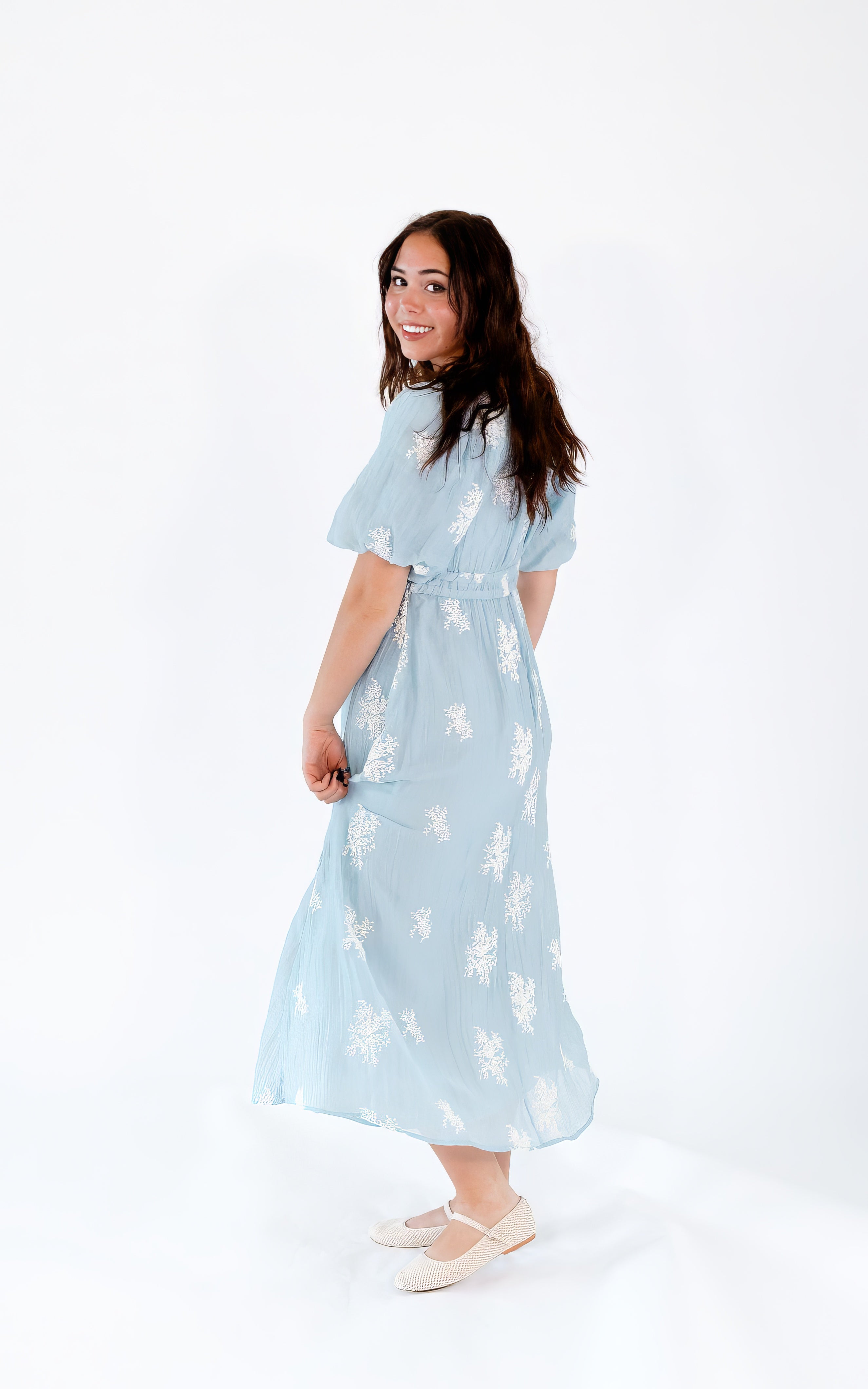 Elodie Embroidered Dress