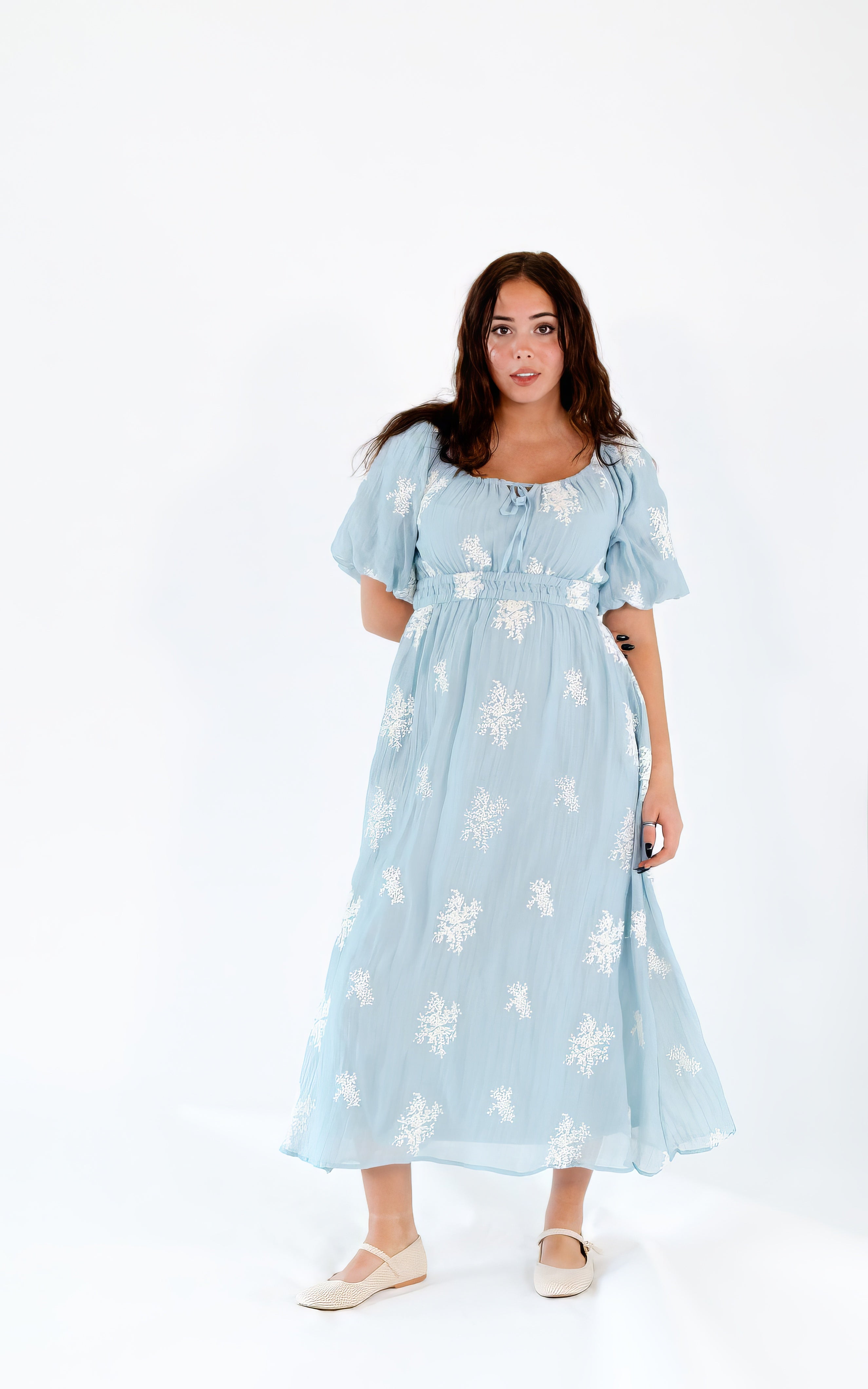 Elodie Embroidered Dress