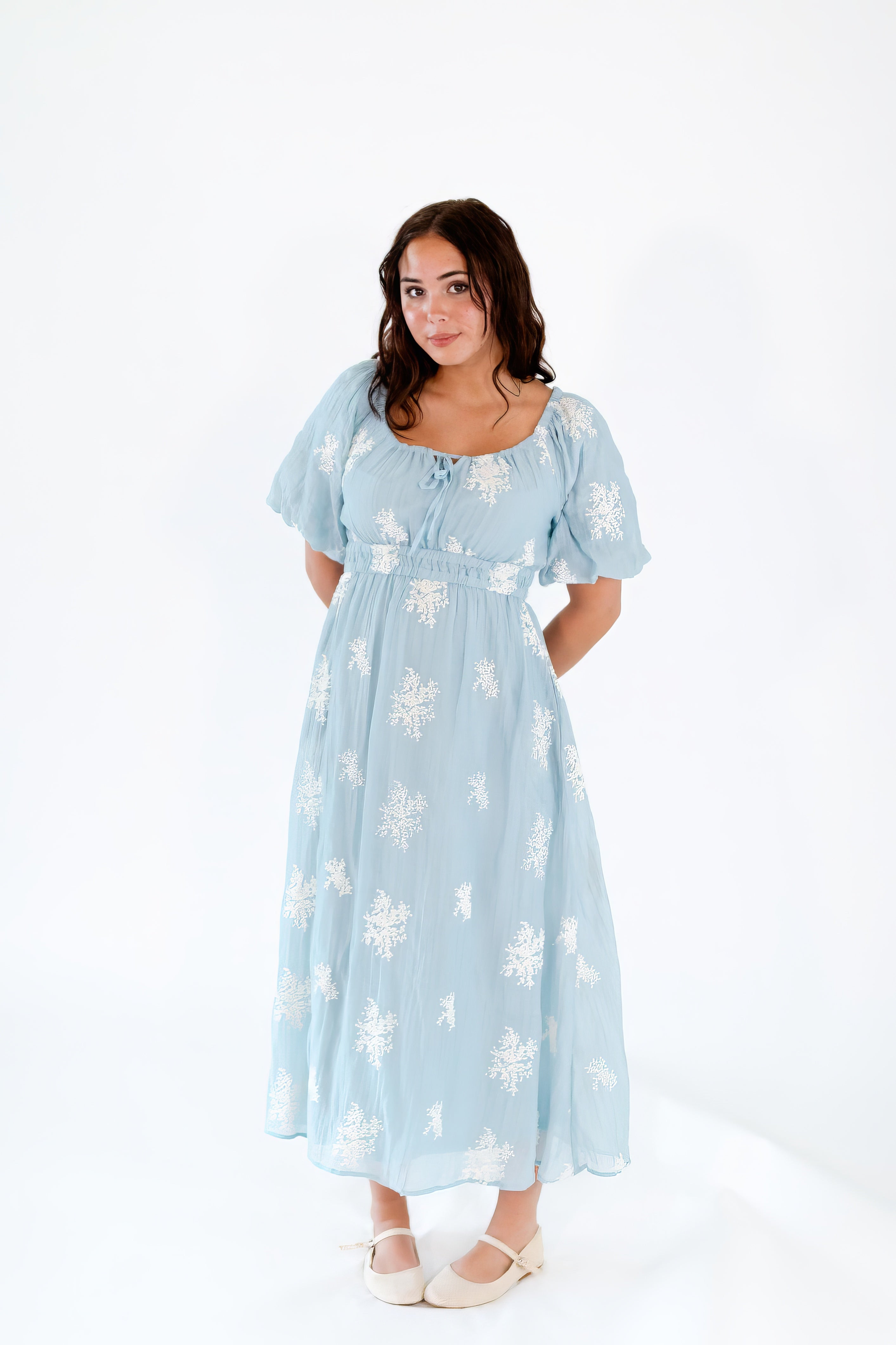 Elodie Embroidered Dress