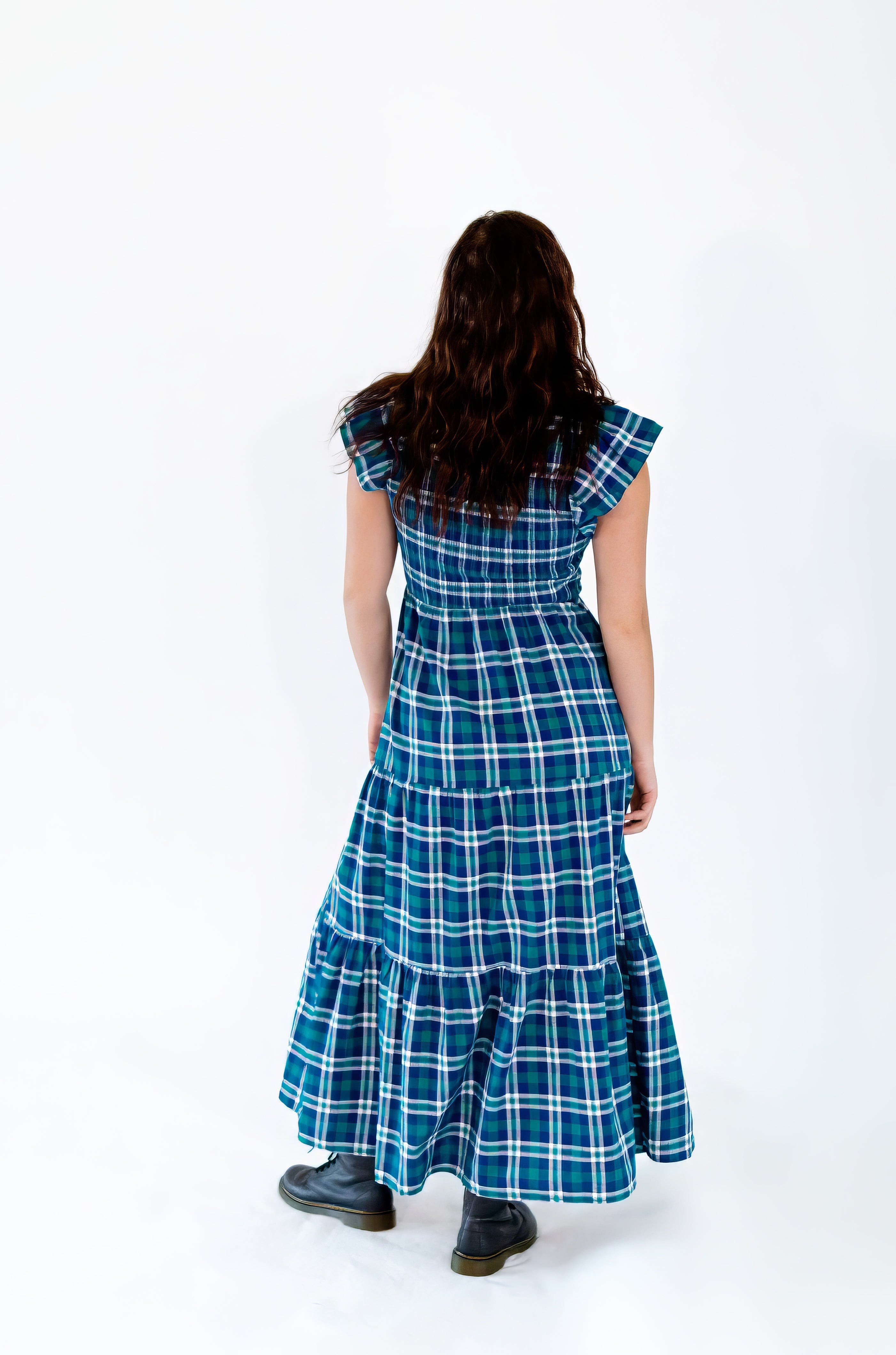 Britte Gingham Smocked Dress