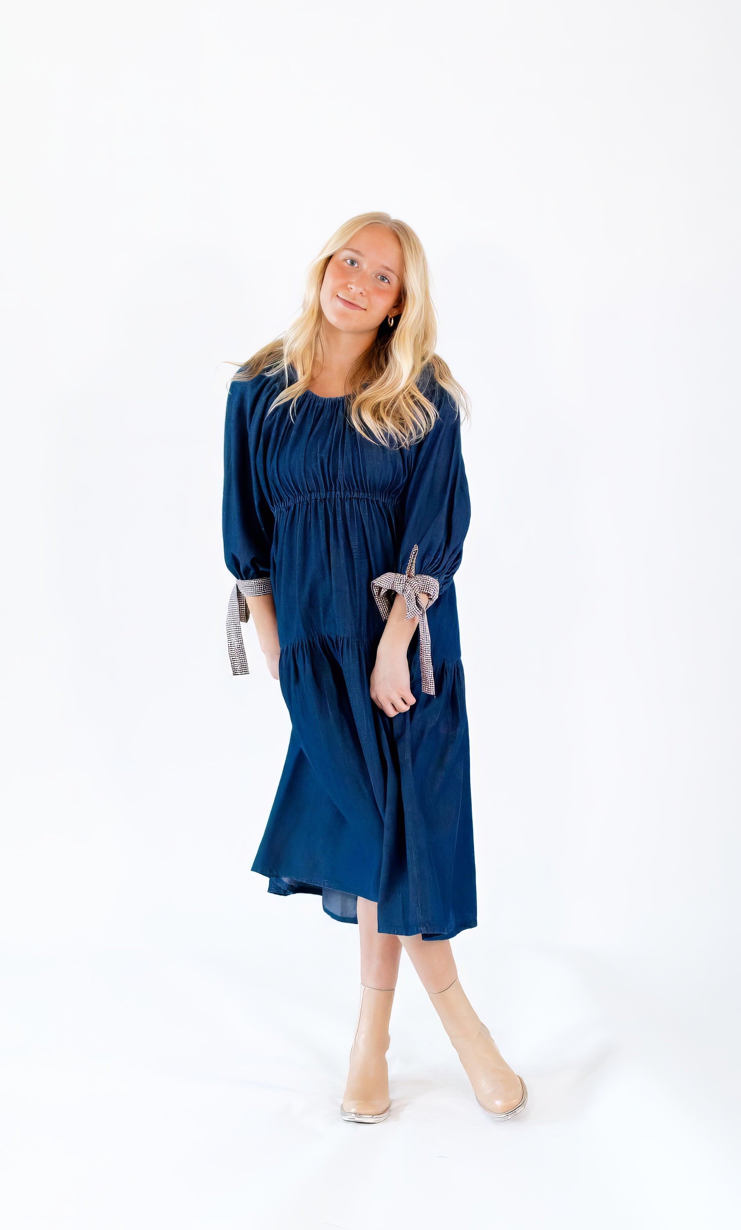 Elsie Denim Midi Dress