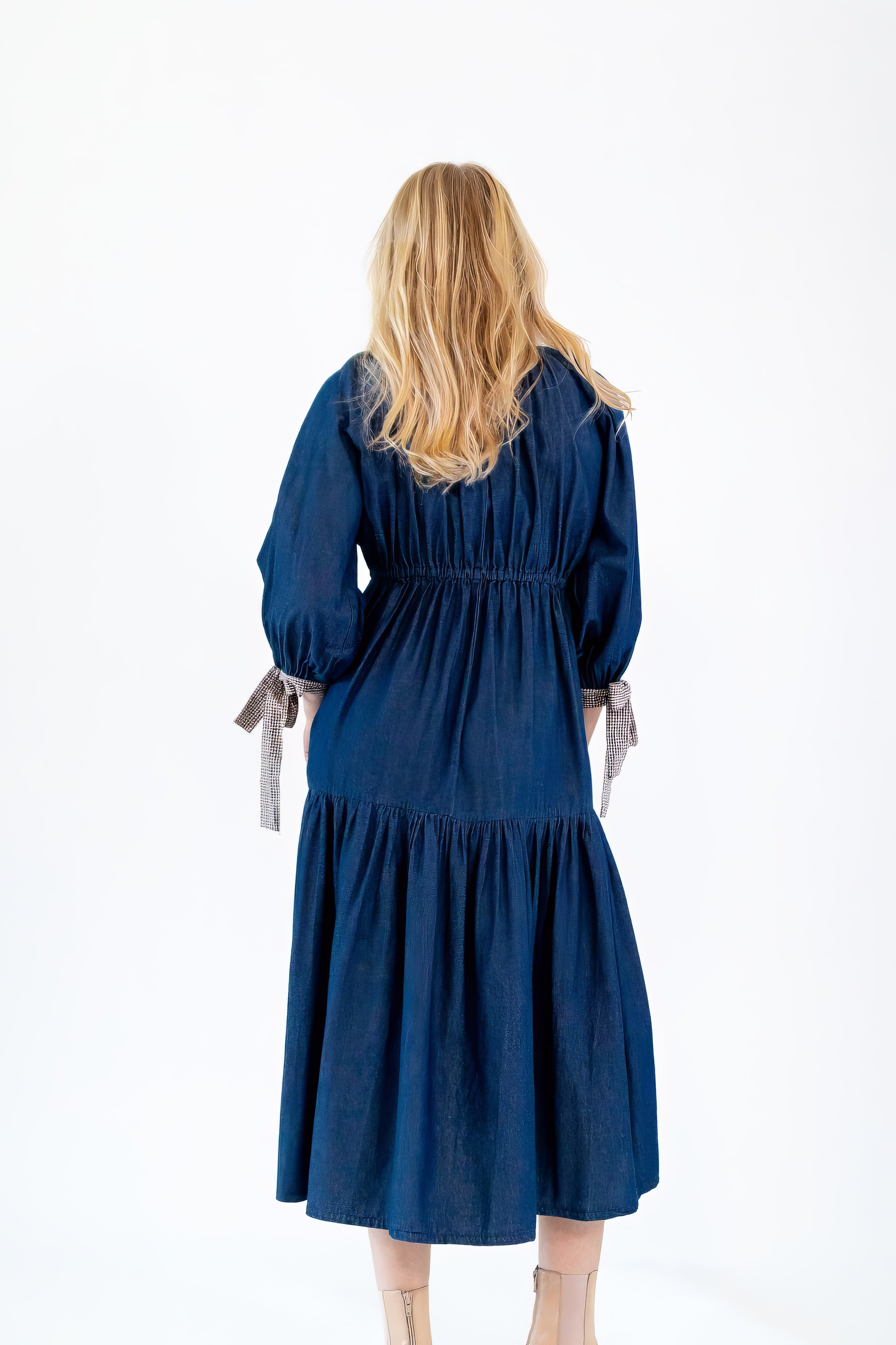 Elsie Denim Midi Dress