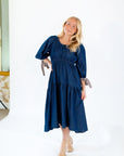 Elsie Denim Midi Dress