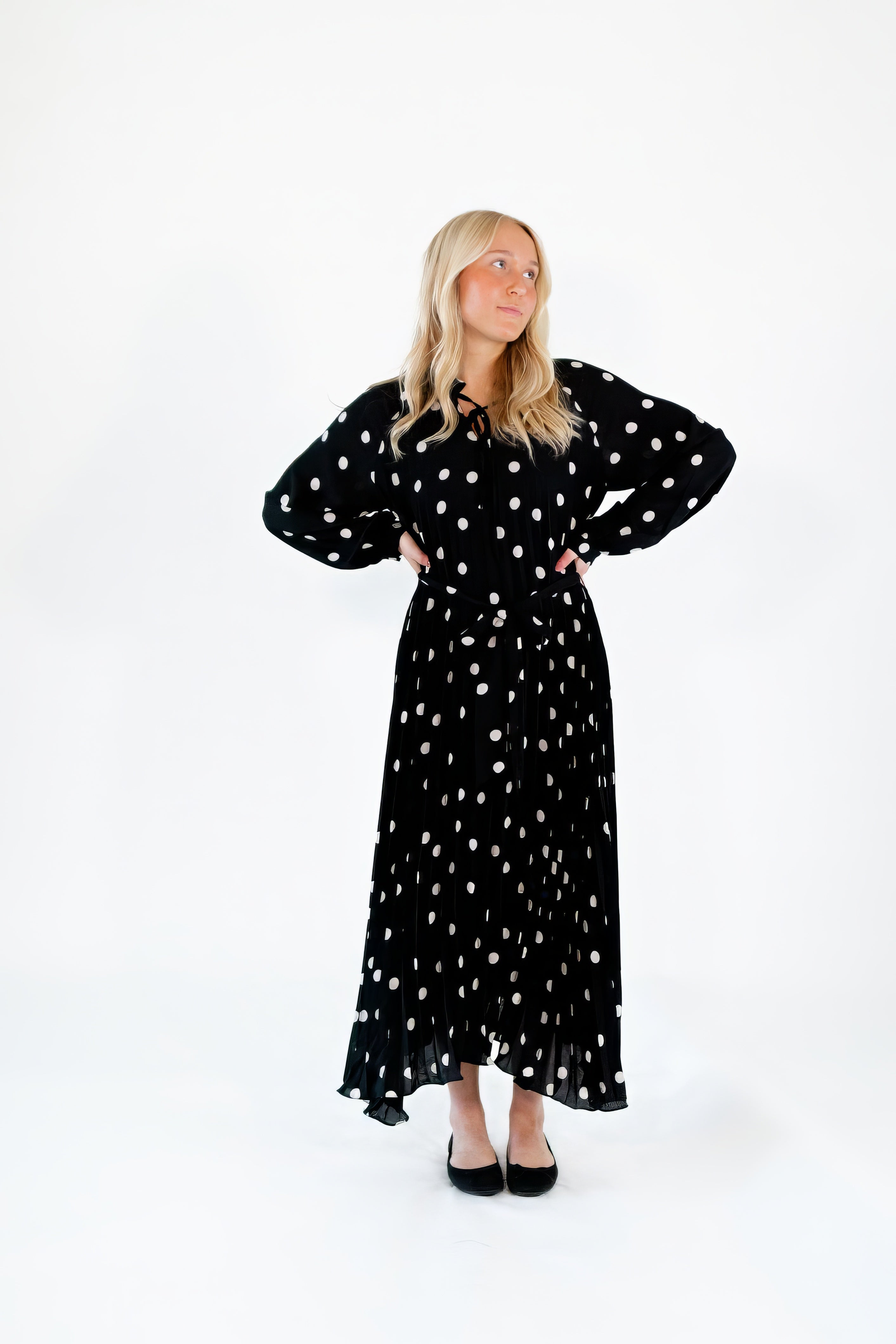 Sophie Polka Dot Maxi Dress