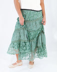 Aralyn Tiered Lace Skirt